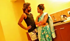 Indian Devar Bhabhi Sex in Kitchen